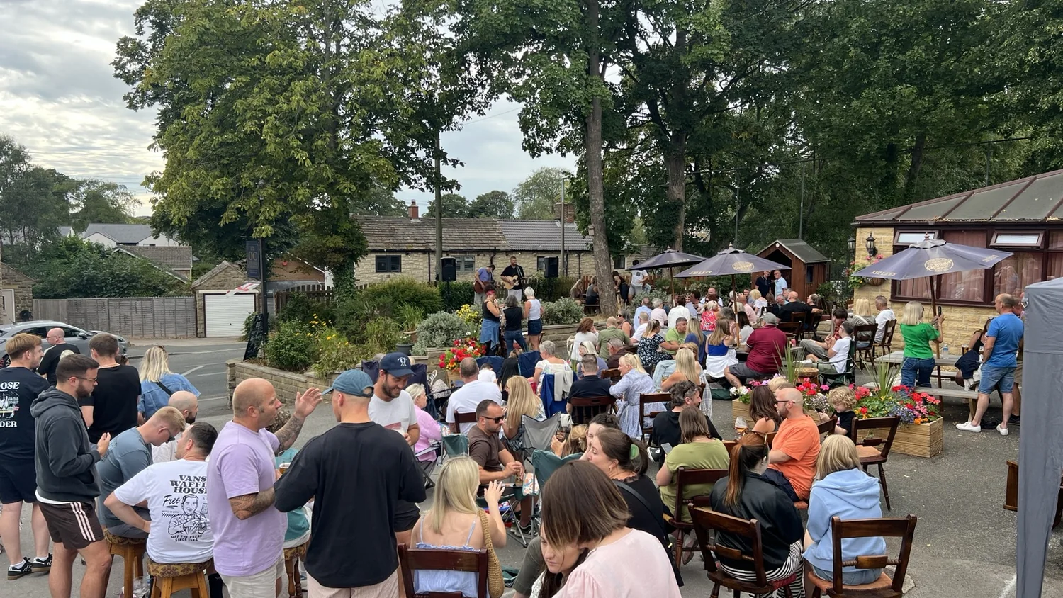 A busy outdoor event at The OC